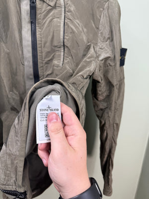 Stone Island Khaki Nylon Metal Overshirt