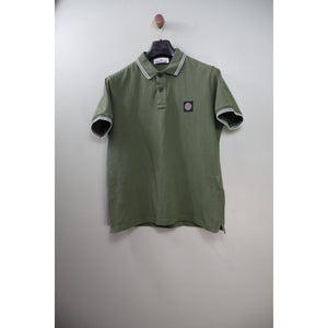 Stone Island Green Slim Fit Polo