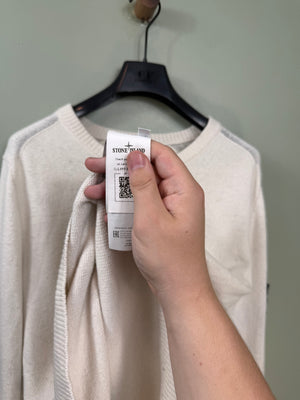 Stone Island Beige Knit Jumper
