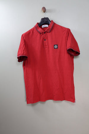 Stone Island Red Slim Fit Polo