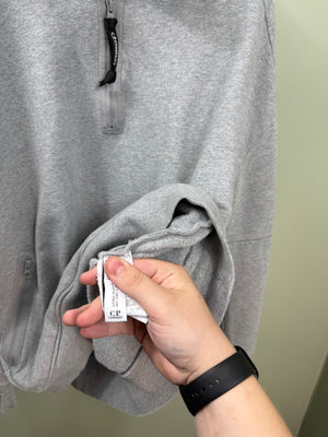 C.P. Company Grey 1/4 Zip Jumper