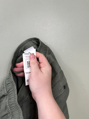 Stone Island Green RE-T Cargo Bottoms
