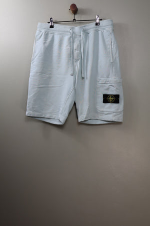 Stone Island Baby Blue Shorts