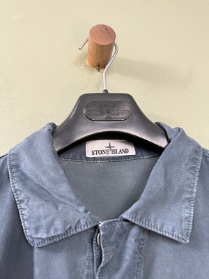 Stone Island Blue Short Sleeve Overshirt