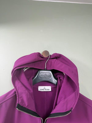 Stone Island Purple Soft Shell Jacket