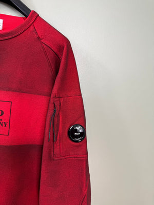 C.P. Company x Fila Red Jumper