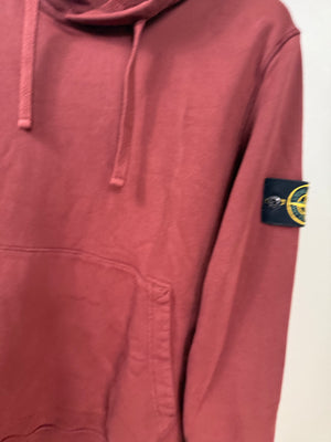 Stone Island Brick Red Hoodie