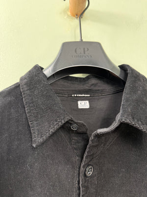 C.P. Company Black Needle Cord Overshirt