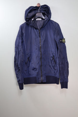 Stone Island Navy Nylon Metal Watro Jacket
