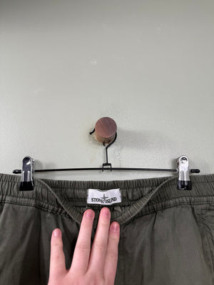 Stone Island Khaki RE-T Cargo Bottoms