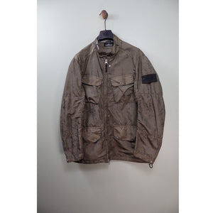 Stone Island Khaki Shadow Project Nylon Metal Spider Watro Jacket