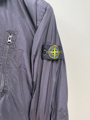 Stone Island Black Crinkle Reps Overshirt