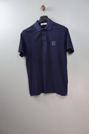 Stone Island Navy Slim Fit Polo