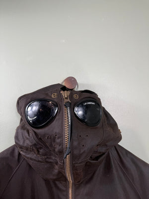 C.P. Company X Barbour Brown Waxed Cotton La Mille Jacket