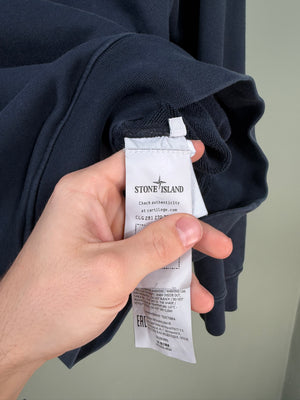 Stone Island Navy 1/4 Zip Jumper