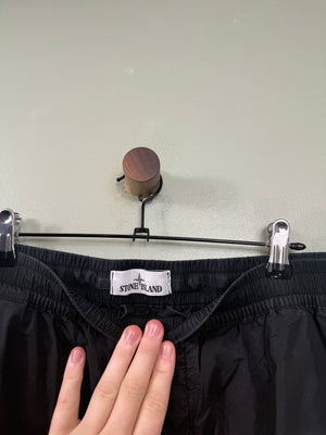 Stone Island Black RE-T Cargo Bottoms