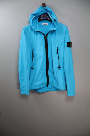 Stone Island Aqua Blue Skin Touch Nylon Jacket