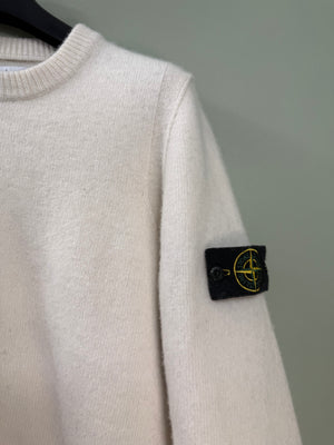 Stone Island Beige Knit Jumper