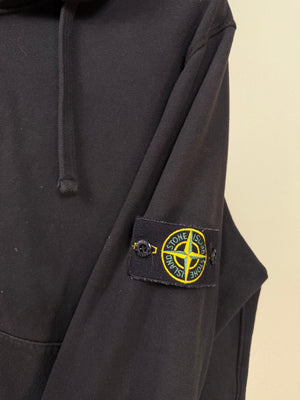 Stone Island Black Zipped Hoodie