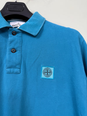 Stone Island Aqua Blue RE Polo Shirt
