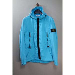 Stone Island Aqua Blue Skin Touch Jacket