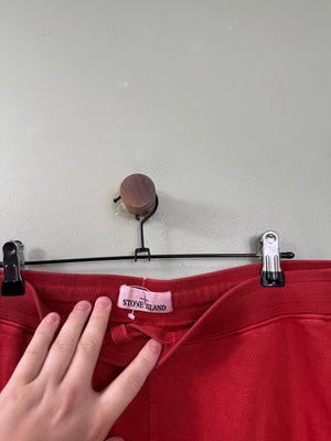 Stone Island Red Shorts