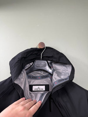Stone Island Black Marina Gore-tex Smock