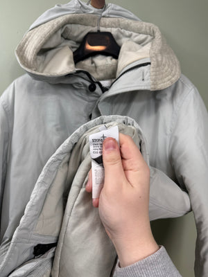 Stone Island Grey Micro Reps Primaloft Jacket