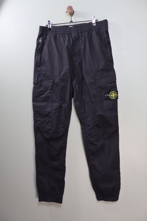 Stone Island Black RE-T Cargo Bottoms