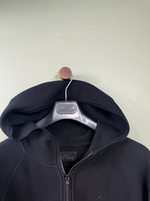 Stone Island Black Ghost Zipped Hoodie
