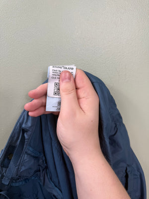 Stone Island Blue RE-T Micro Ripstop Cargo Bottoms