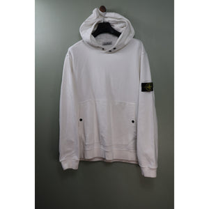 Stone Island White Hoodie