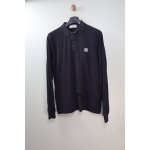 Stone Island Black Regular Fit Polo