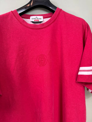 Stone Island x Supreme Pink T-Shirt