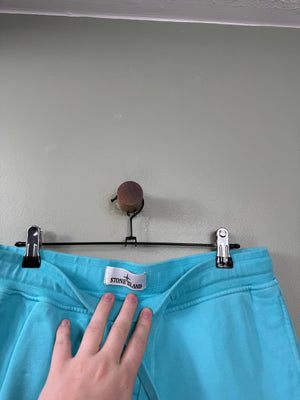 Stone Island Aqua Blue Shorts
