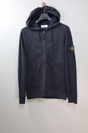 Stone Island Black Zipped Hoodie
