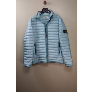 Stone Island Baby Blue Loom Woven Down Jacket