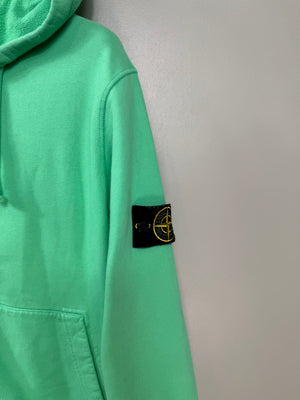 Stone Island Green Zipped Hoodie