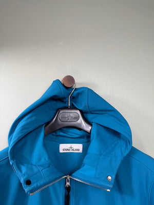 Stone Island Aqua Blue Soft Shell Jacket