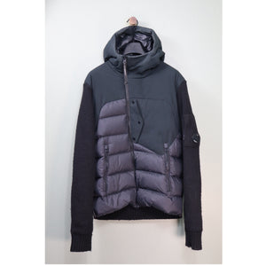 C.P. Company Black Knit Down Jacket