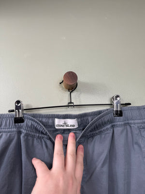 Stone Island Avio Blue RE-T Cargo Bottoms