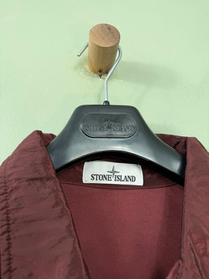 Stone Island Red Nylon Metal Overshirt
