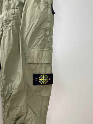 Stone Island Green RE-T Cargo Bottoms