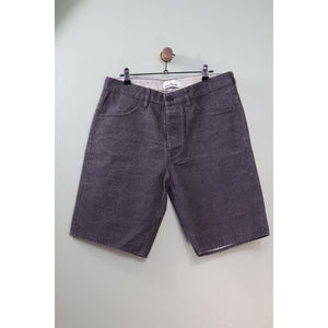 Stone Island Grey RE Patch Denim Shorts