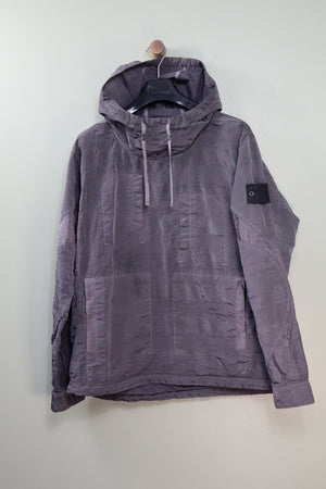 Stone Island Grey Shadow Project Stripped Nylon Metal Smock