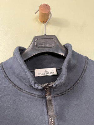 Stone Island Navy 1/4 Zip Jumper