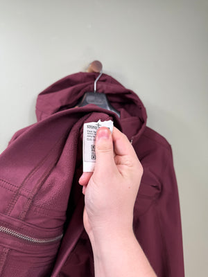 Stone Island Burgundy Soft Shell Jacket