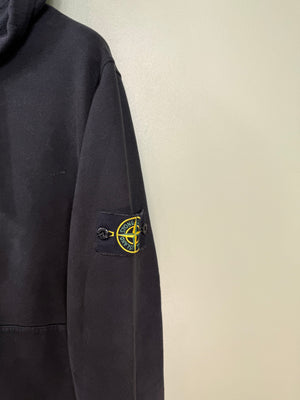 Stone Island Black Zipped Hoodie