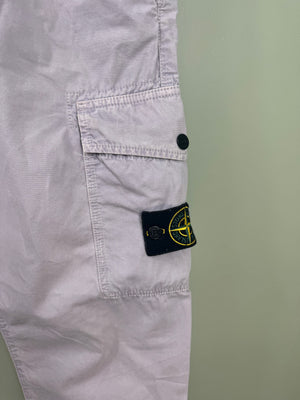 Stone Island Purple RE-T Cargo Bottoms