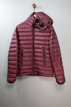 C.P. Company Burgundy D.D. Shell Down Jacket
